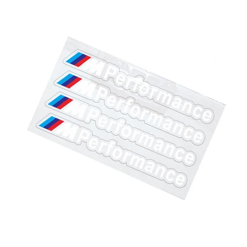 BZK1 For BMW 4pcs M performance sticker car door handle sticker For bmw M Sticker X1 X3 X4 X5 X6 X7 e46 e90 f20 e60 e39 f10 Car acces