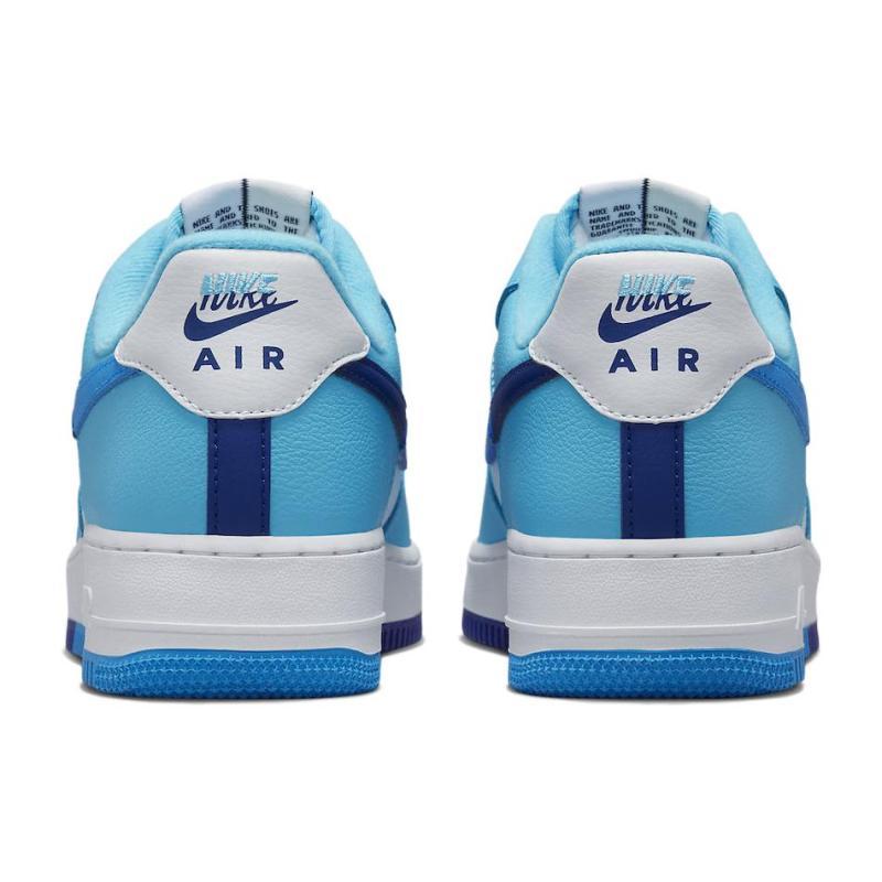 Nike Air Force 1 Low '07 LV8 Split Light Photo Blue Deep Royal Sneakers DZ2522-100