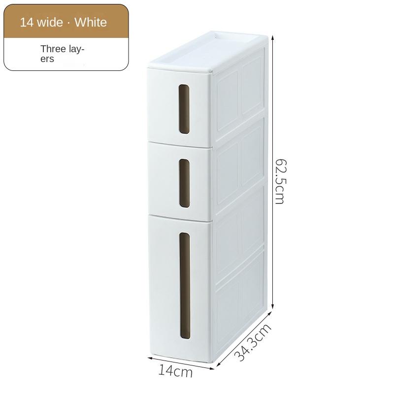 Ультра узкий шкаф с прорезями, кухонный ящик с прорезями, шкаф для хранения, пластиковая полка для ванной комнаты
