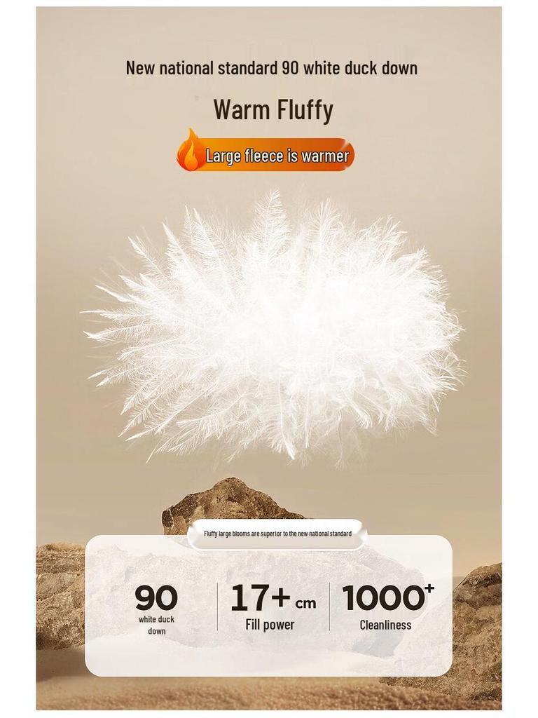 SNOWFLYING Women's Versatile Wide-Leg Down Trousers