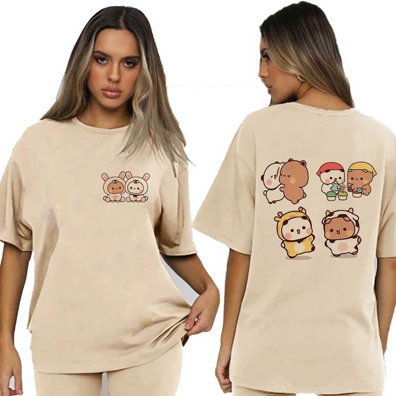 Bubu Dudu EU Size Tops Cute Manga Tee Shirt Women Men Funny Tshirt Graphic Casual T Shirt Y2k Streetwear Cartoon Gothic Clothes
