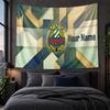 Personalized Tapestry Wall Hanging Rapid Wien FC Pattern Art Background Cloth