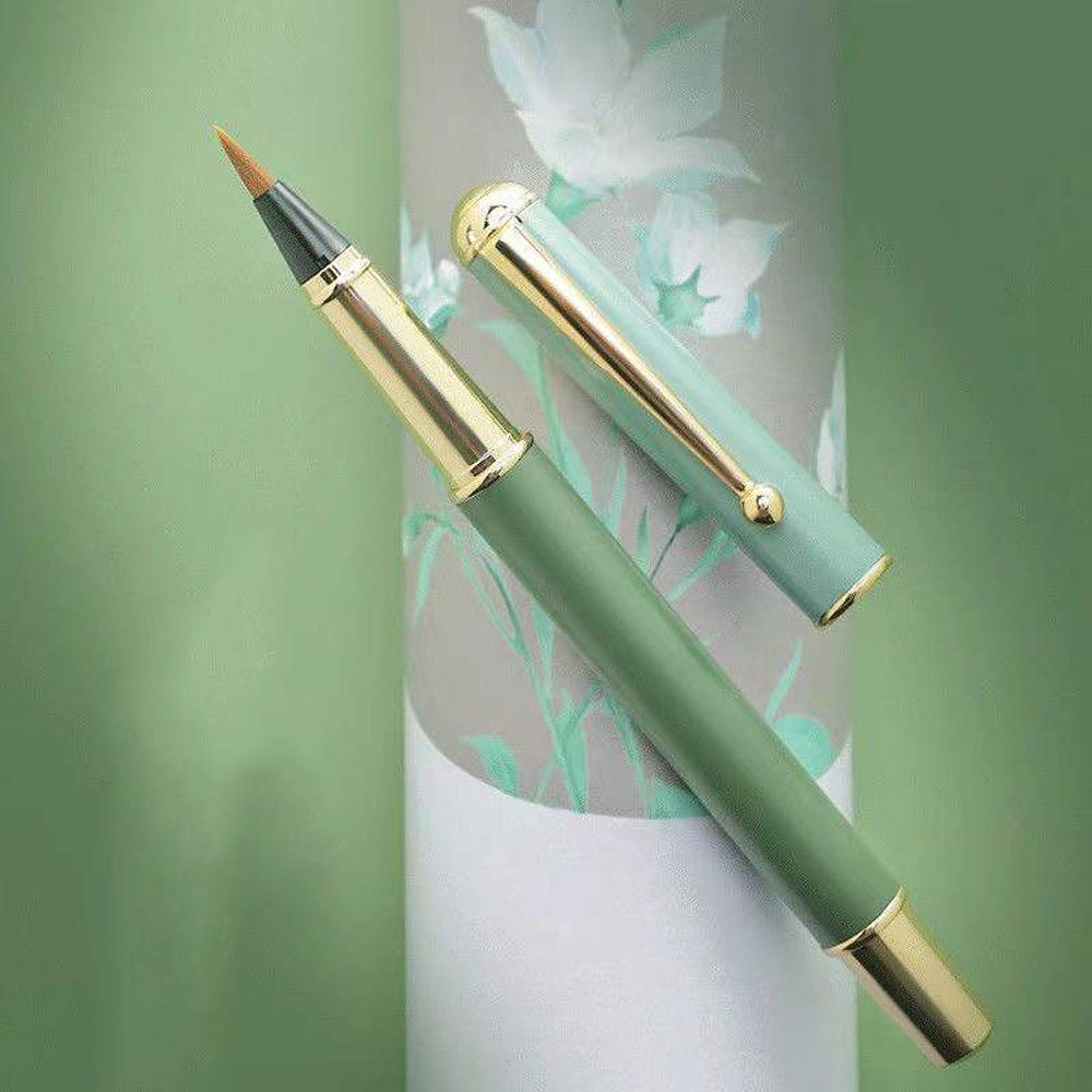 Soft Head Soft Weasel Hair Fountain Pen Calligraphy Brushes Small Regular Script Brush Ink Pen
