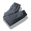 Winter Men Women Warm Drawstring Trousers Solid Color Thermal Sweatpants Casual Windproof Waterproof Plush Long Pants