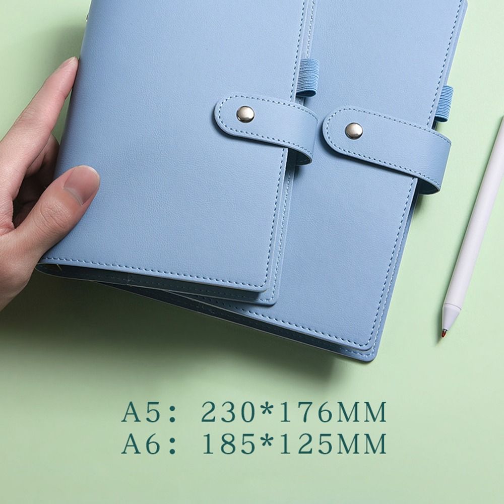 Refillable Loose Leaf Notebook Cover Macaroon Color Journal Agenda Planner Cover  Notes