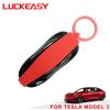 LUCKEASY для Tesla Model 3 Model S Model X 2017-2023 защитный чехол для ключей чехол для ключей от машины чехол для ключей чехол аксессуары