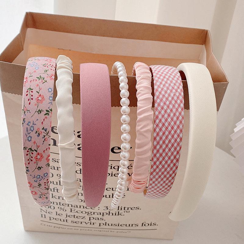 Летняя французская повязка на голову 2025: Стильная повязка на голову для умывания и заколка для волос для женщин