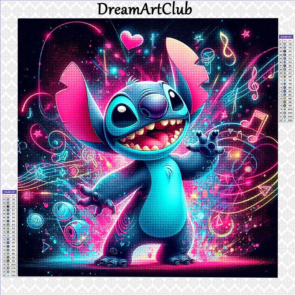 DIY Diamond Painting Stitch Full Diamond Mosaic Cartoon Embroidery Kit Set Wall Decor Handmade Gift