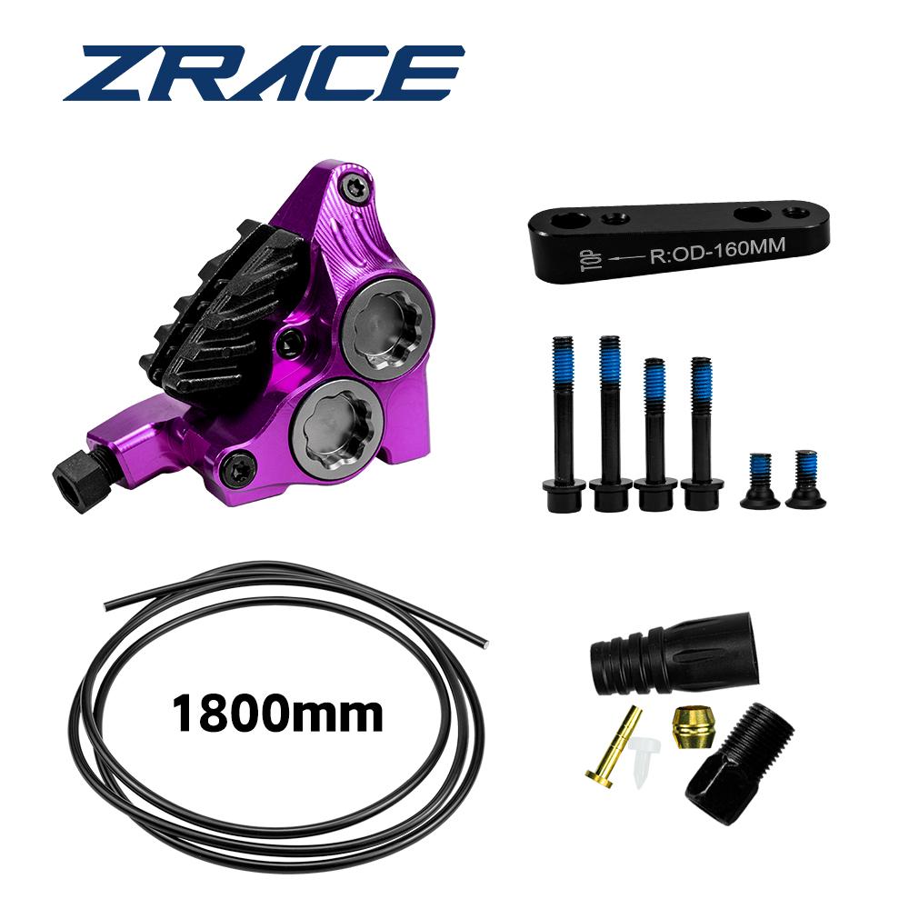 Гидравлический тормозной калипер ZRACE XG4 для шоссейного велосипеда, Flat Mount, четырехпоршневой, тормозные колодки Ice Technology, легкий CNC