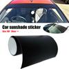 140 X 20CM Front Window Glass Sunshade Car Gloss Black Sun Strip Universal Car Sunstrip Car Stickers Windscreen Sun