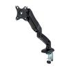 Elecom Monitor Arm Display Arm VESA Compatible with 17 Inches To 32 Inches Load Capacity 2kg To 9kg Single Arm Short Gas Type Black DPA-SS08BK