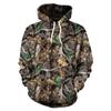 Men and Women Outdoor Fishing Camping Hunting Clothing Spring and Autumn Maple Leaf Camouflage 3D Hoodie Fashion Hooded Jacket