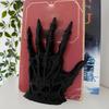 1/2Pcs Black Witch Hand Book Holders Gothic Book Ends 3D Printed Horror Monster Non Skid Book Holder Stopper Desktop Decor