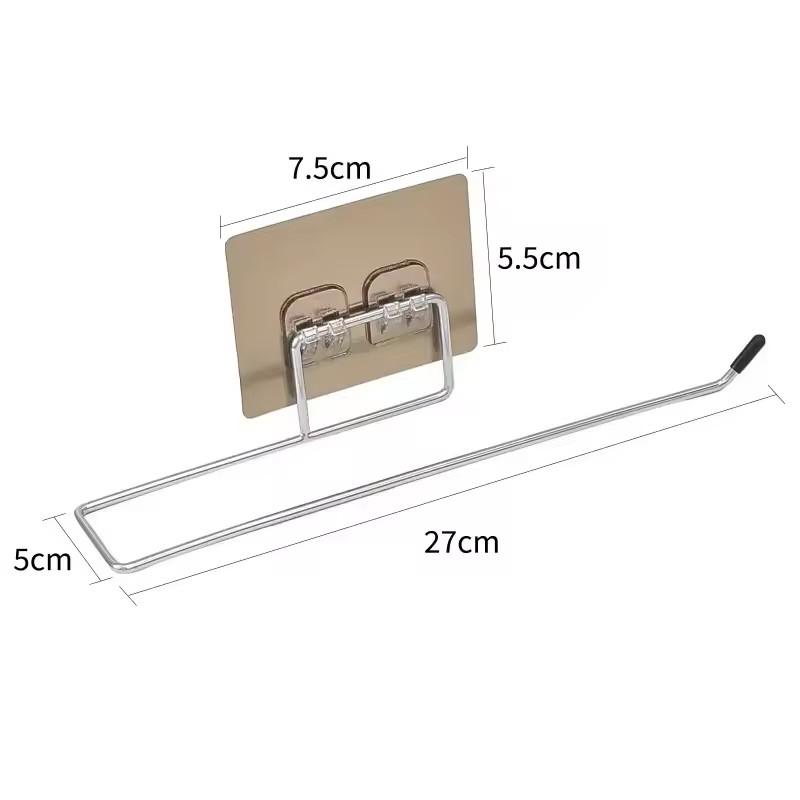 Toilet Paper Holder Bathroom Storage Paper Towel Holder Kitchen Wall Hook Toilet Paper Stand Home Organizer Toilet Accessories