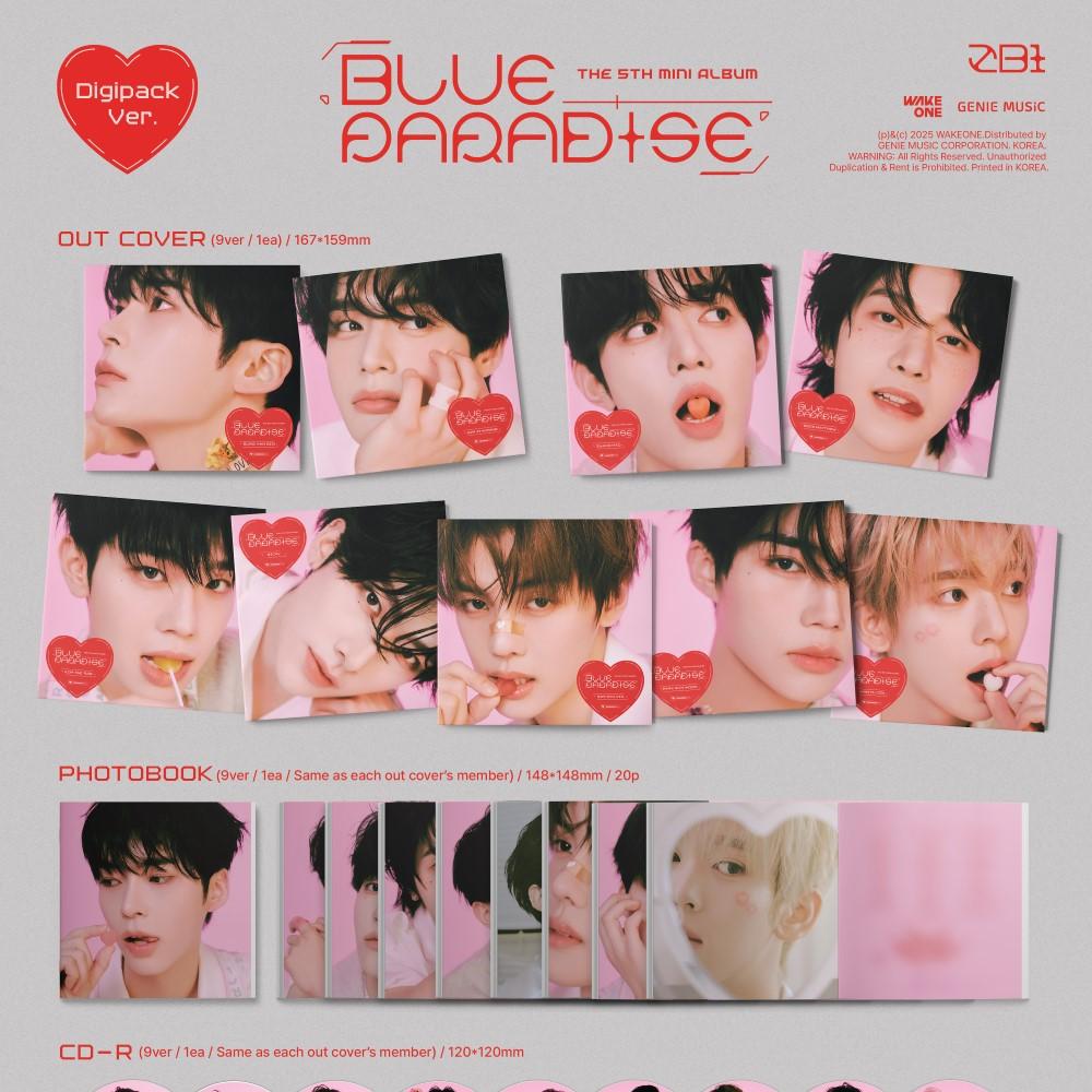 ZEROBASEONE [BLUE PARADISE] 5-й мини-альбом DIGIPACK