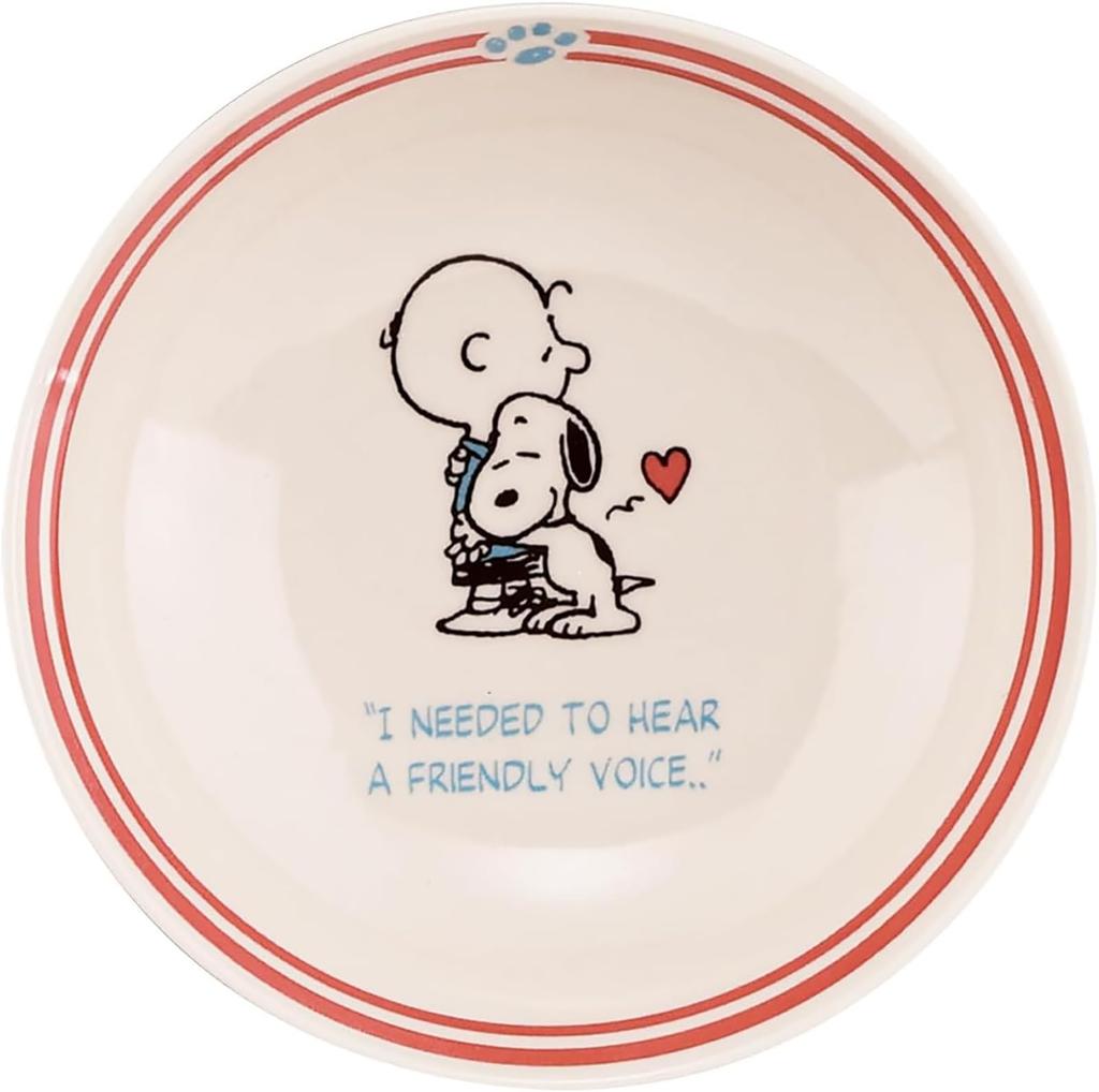 PEANUTS Snoopy Trio Bowl Set Curry Soup and Salad 17cm Diameter x Depth Microwave and Dishwasher Mino Yamaka Made in Recycled Tableware for SDG (3