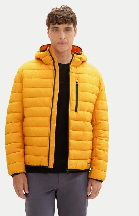 Mid-season Jacket Tom Tailor Denim Light Jacket with Hood (1041340) Classic Orange