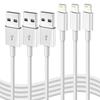 Сертифицированный MFI кабель Lightning для 14 13 12 11 Pro Max X XS XR 6 7 8 5 SE Ipad Быстрая зарядка Кабель для передачи данных USB