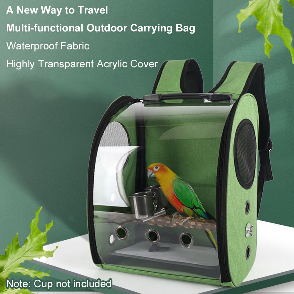 Портативная дышащая переноска для птиц, подходит для средних и маленьких птиц, удобная и прочная