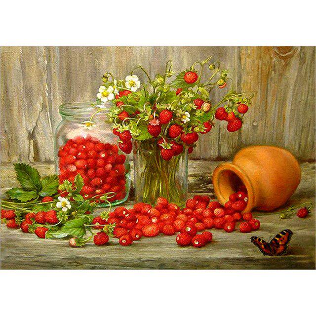 DIY 5D Алмазная картина Цветок Полный круглый Алмазная вышивка Цветы Организация Стразы