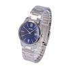 Классические часы Casio, Мужские аналоговые металлические часы из нержавеющей стали, Серебристые/Темно-синие, MTP-V002D-2B3 [Параллельный импорт]