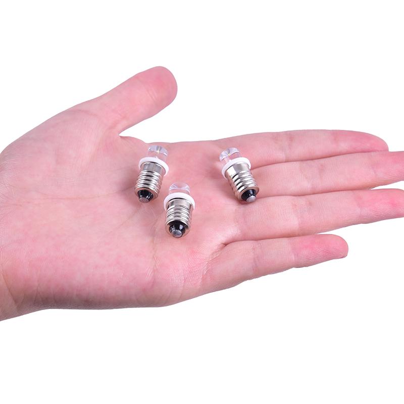 Светодиодная лампа Е10. DC 3V 4.5V. 5 штук