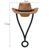 Leak Proof Cowboy Hat Straw Cover Dust-proof Straw Cap Straw Tip Protective Cap Straw Topper  Party