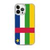 Coque iPhone - République Centrafricaine - Drapeau - Souple - Multicolore - TPU Transparent