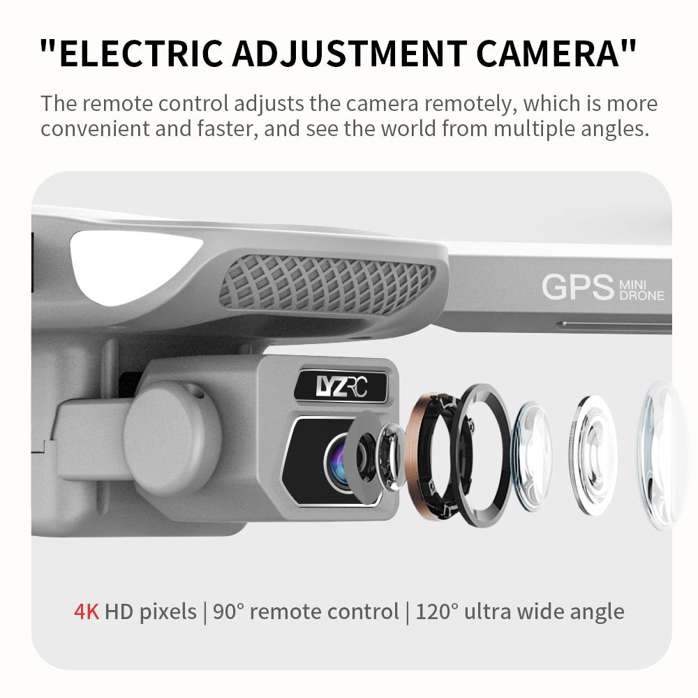 Новый мини-дрон L500 Pro, 4K, профессиональный, 5G, GPS, HD, двойная камера, бесщеточный двигатель, складной квадрокоптер, дистанционное управление, расстояние 1,2 км