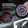 For BMW 2pcs Car Silicone Coaster Water Cup Anti-slip Pad Accessories X1 X3 X5 E39 E46 E90 F20 E60 F30 E36 F10 E87 E70 E91