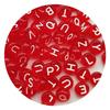 100/200/300/500pcs Acrylic Letter Beads Round Loose Spacer Alphabet Beads For Jewelry Making DIY Handmade Bracelet Accessories