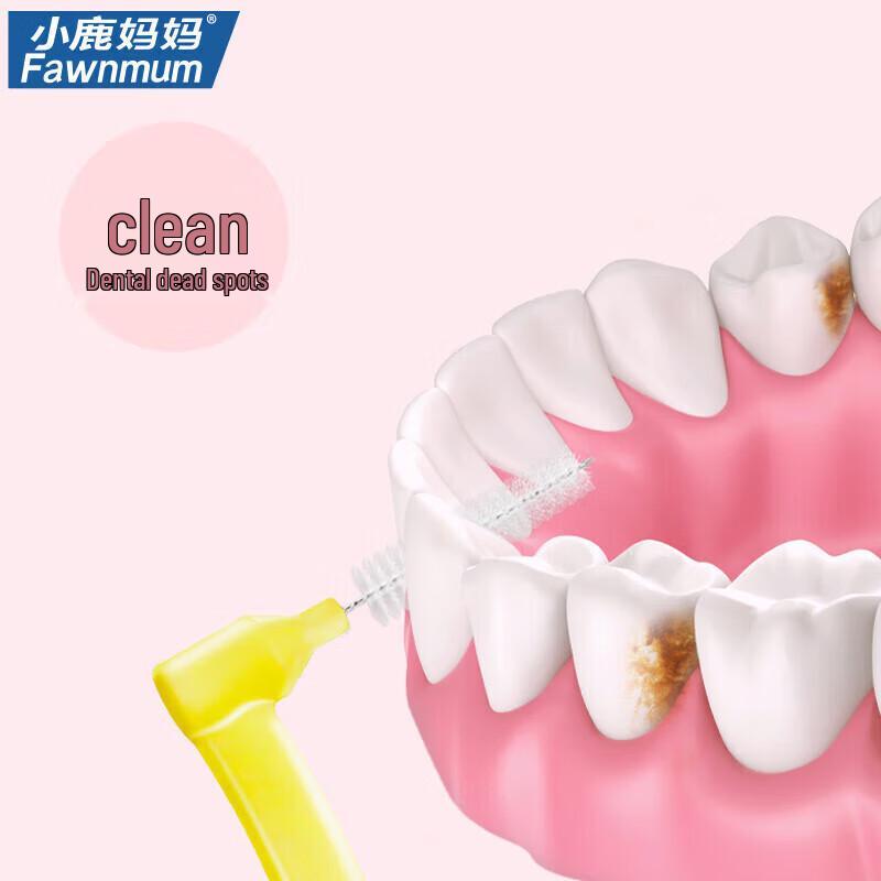 Xiao Lu Mama New Hulong L-Shaped Interdental Brush Set (100-Count)