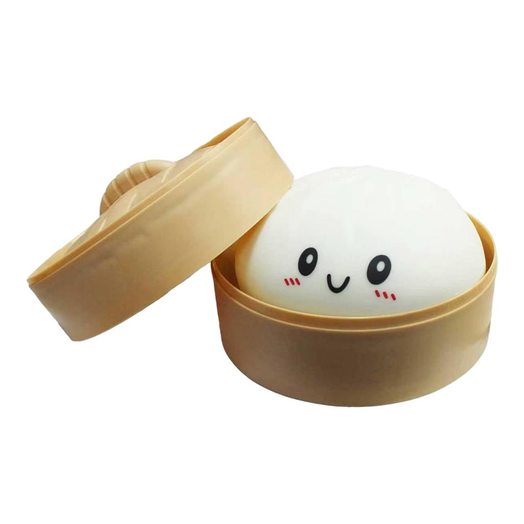 Extra-large Simulated Steamed Bun Toy Stress Relief Flour Ball Slow Prank Stress Relief Toy(1PC)