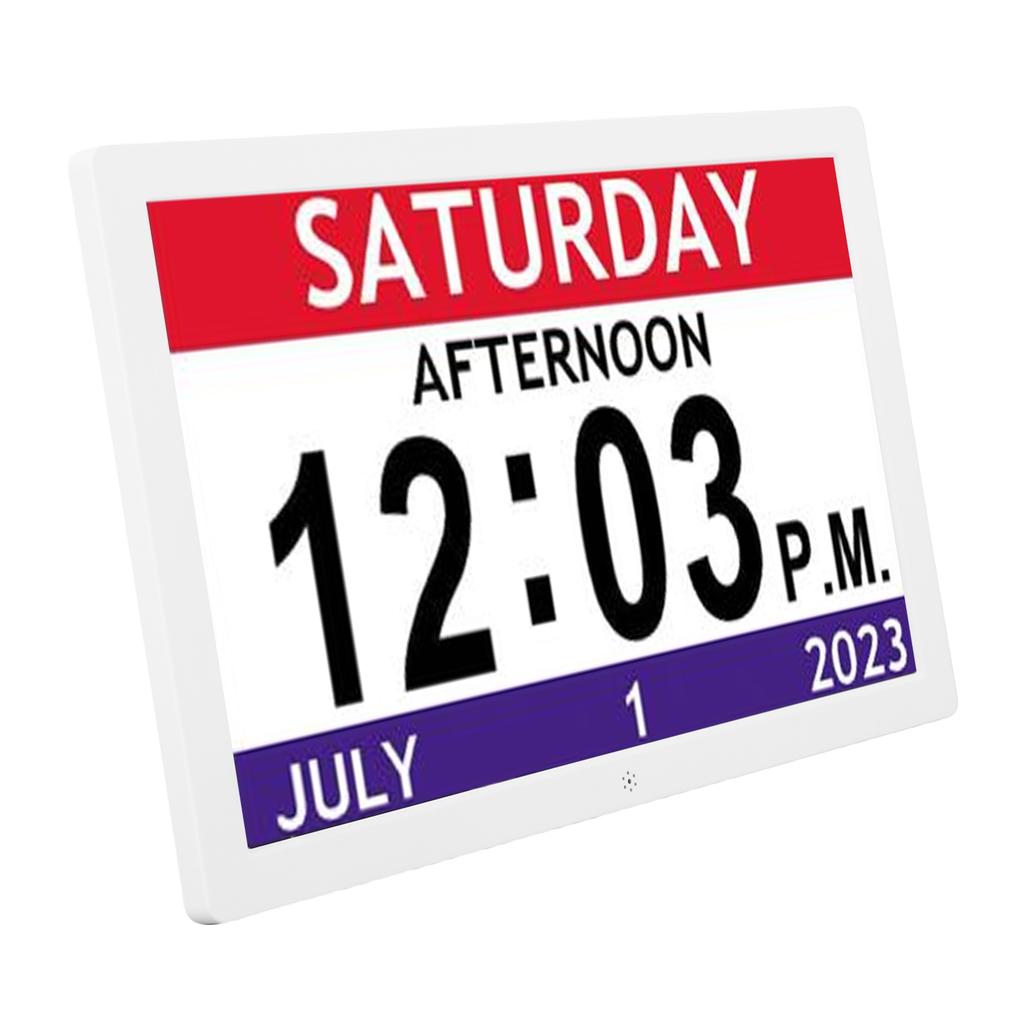 10 Inch Digital Smart Clock Large Display 12 Alarms Reminders Alarm Clock for Appointments