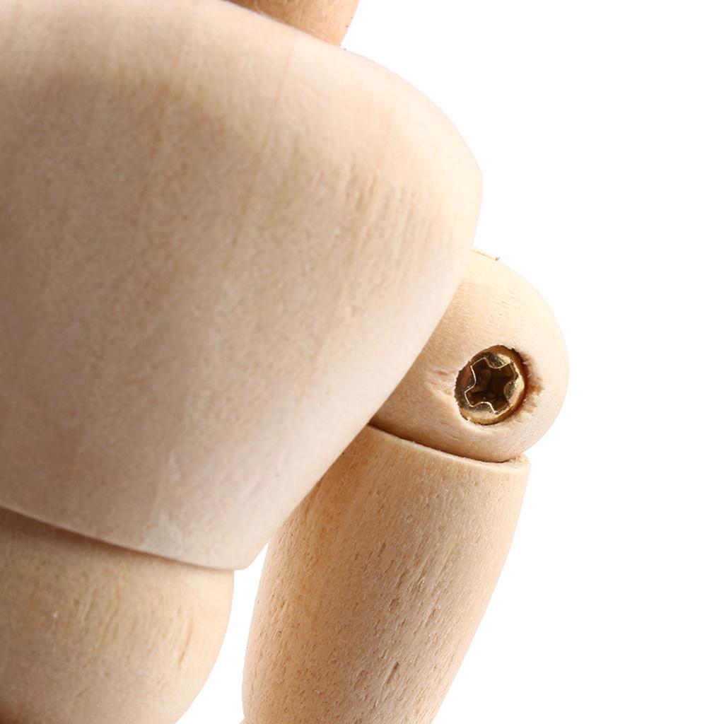 Wooden Manikin Model, Articulated for Artists, Photographers, Animators, Desk Toy, Ornament