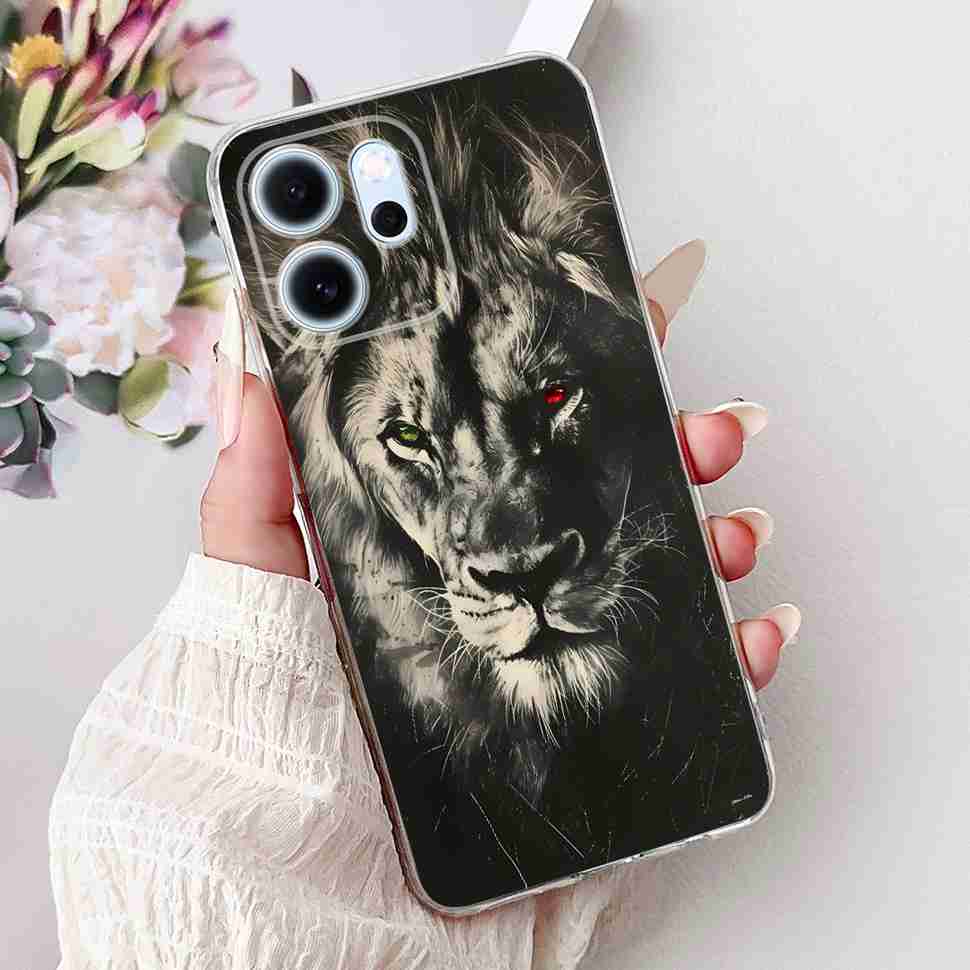 For Oppo Reno14 F 5G CPH27436.57" Case Colorful Butterfly Flowers TPU Soft Silicone Cover For Oppo Reno 14 F RENO14F Phone Cases