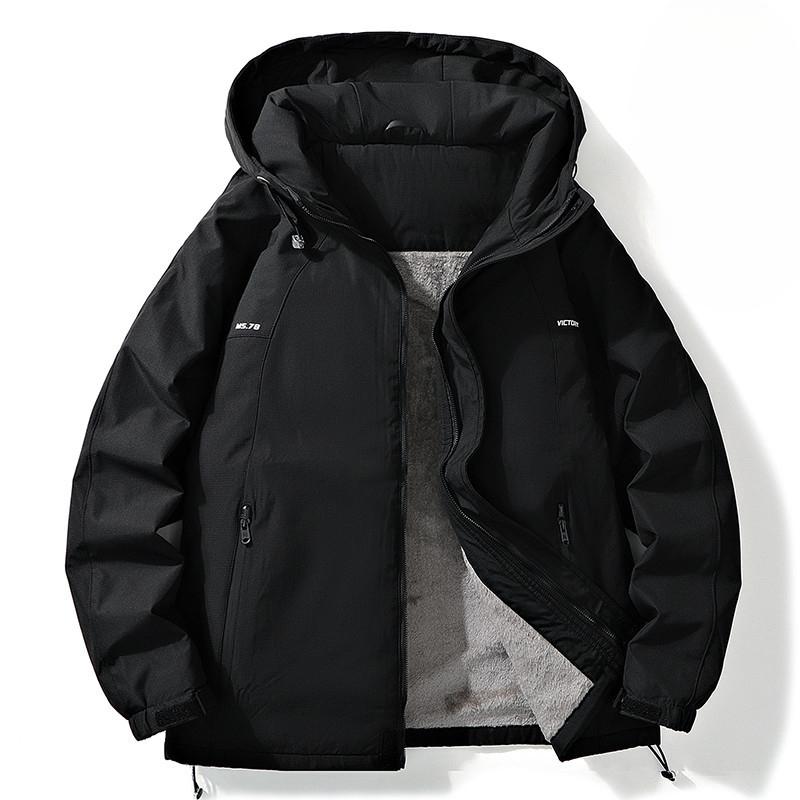 Флисовая куртка с капюшоном мужская утолщенная теплая куртка для походов в горы для пар мужская