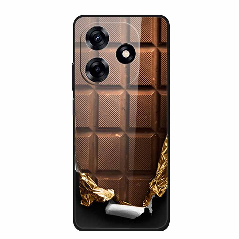 Glass Back Cover For Honor X5c Plus Case Coque Hard Tempered Glass Case For Honor Play 10A X5c Plus Phone Case Cover Soft Bumper
