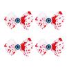 Halloween Blood Bow Clips for Women Girls Horror Eyeball Bowknot Hairpin for Halloween Theme Party Hair Accessories