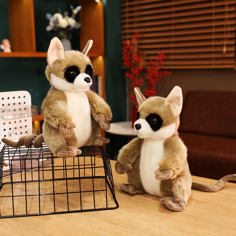 Brown Cute Avahi Laniger Cartoon Plush Doll Kid Toys For Enthusiasts Animal
