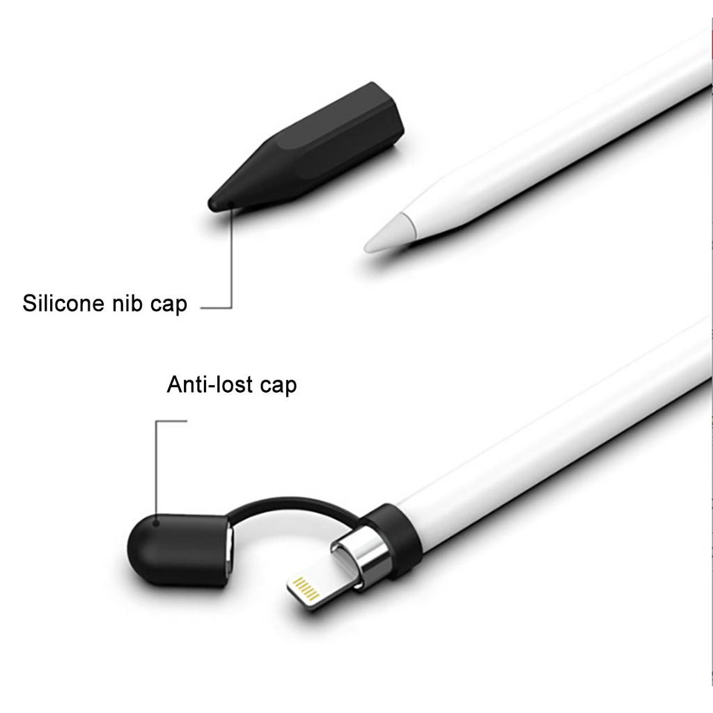 Silicone world Силиконовый пенал Для Apple Pencil 1 Совместимый Для планшета iPad Стилус Защитный чехол Противопотерянная крышка для ручки