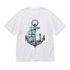 Men's Fashion Breathable Classic T-Shirt Ocean Theme Marine Elements Print Tee