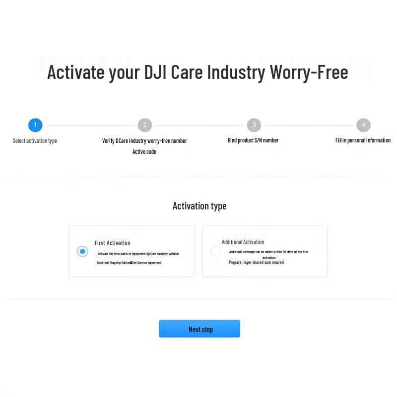 DJI Care P1 Enterprise Flagship Service Plan