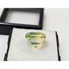 Bi-Color Tourmaline For Stud & 6-7 Ct Asscher Cut Beautiful Loose Gemstone