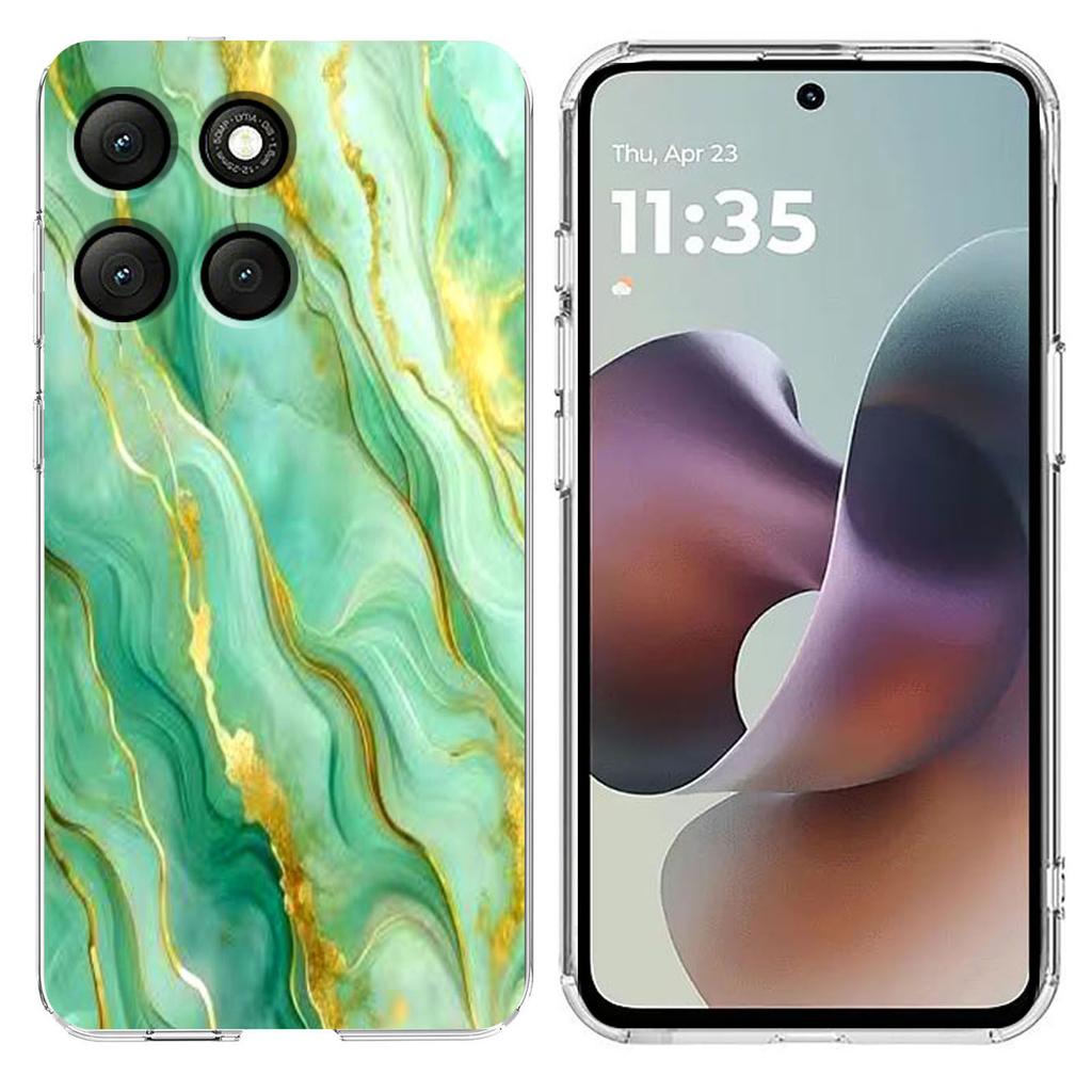 For Motorola Moto G56 5G Case Marble Pattern Printing Soft TPU Phone Cover