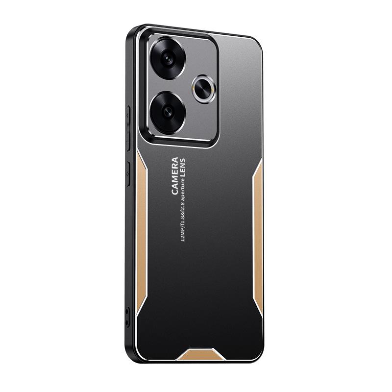 Redmi Note 13R металлический защитный чехол для Note 12/12 Pro+. Универсальный матовый дизайн.