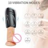 Powerful Vibrator Glans Massager Penis Stimulation Penis Delay Trainer Male Masturbator Sex Machine Sex Toys for Men Adults