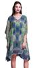 Short Caftan Midi Dress Beach Swimwear Cover Up Womens Kaftan-4X-5X