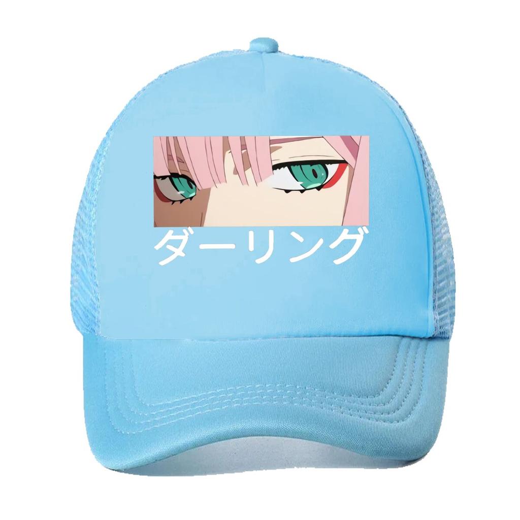 Darling In The Franxx Eyes Art Mesh Baseball Cap Casual Hat Outdoor For Womens Unisex FeUnisex