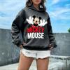 Vintage Disney Mickey Print Hoodie Women Men Autumn Oversized Casual Streetwear Cartoon Graphic Pullover Sweatshirt Fashion Tops